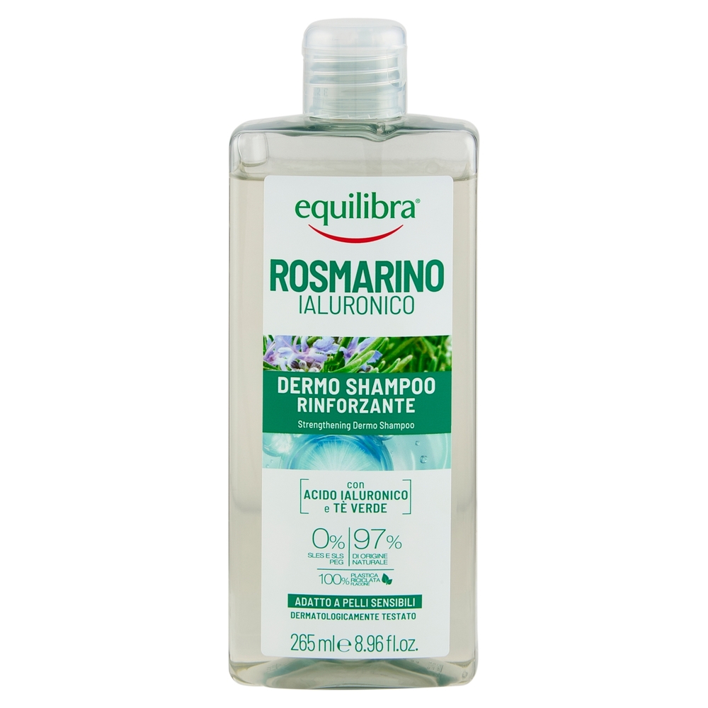 equilibra Rosmarino Ialuronico Dermo Shampoo Rinforzante 265 ml